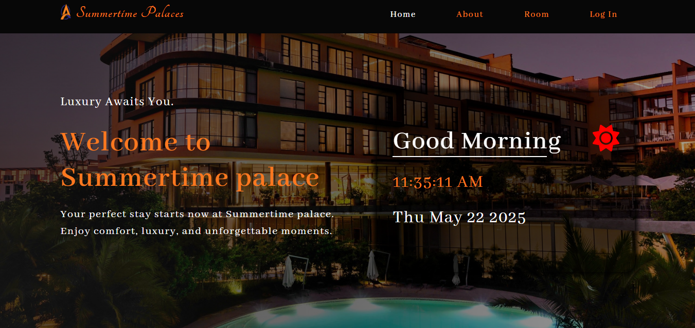 Room Booking Website